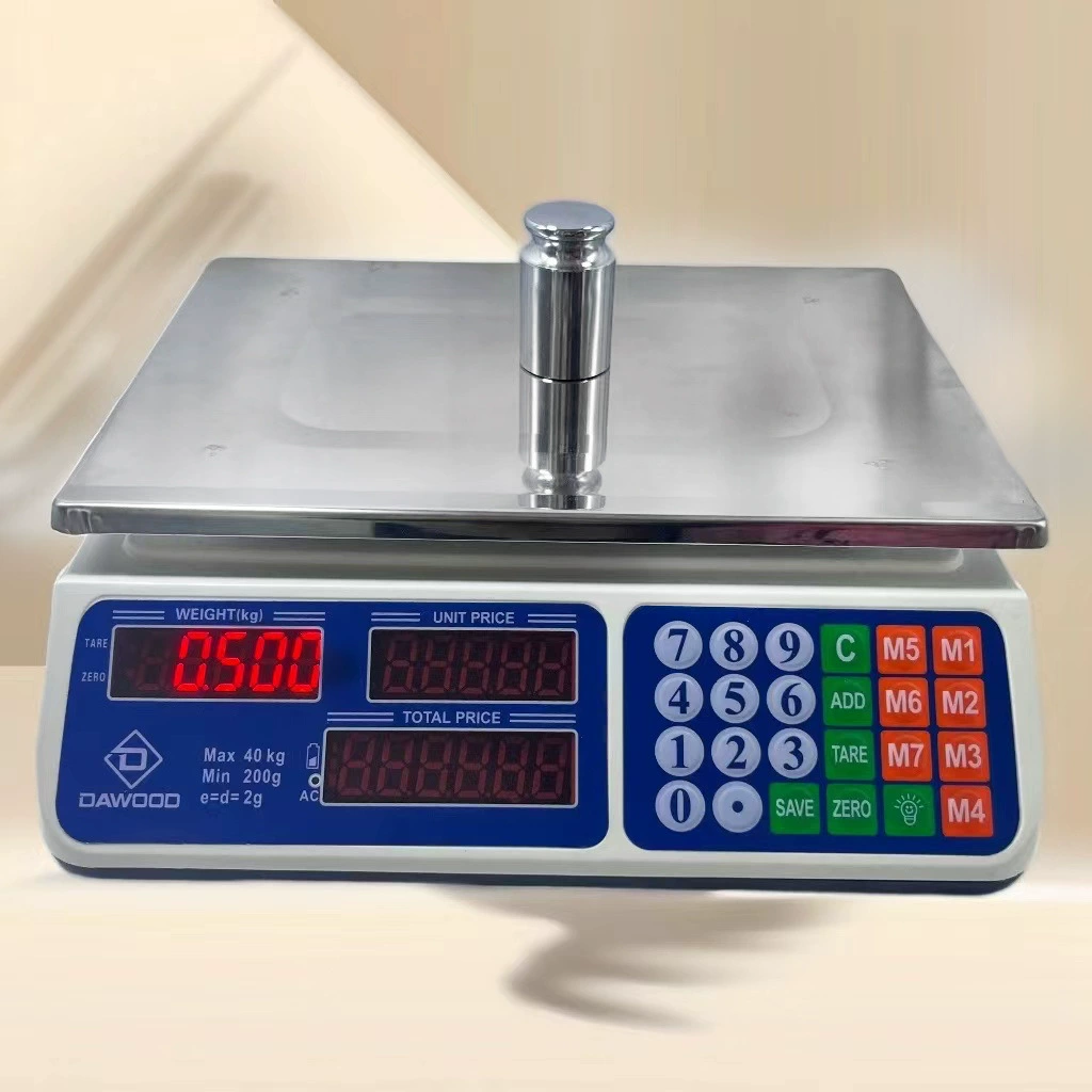 Оптовая внешняя торговля 618 ценовых весов 30 кг электронных весов Точные коммерческие весы фруктовые весы