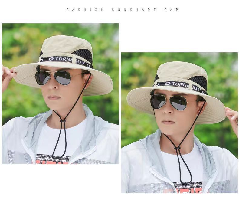 Hatt Herr Solhatt Utomhus Sommar Solskydd Resa Fritid Koreansk Fiskarhatt Herr Bergsklättring Fiske Solhatt_voghion.com