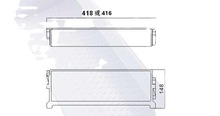 平价现货供应1.8升塑料食品级PP料斗花纹斗和光面斗Z型提升机料斗