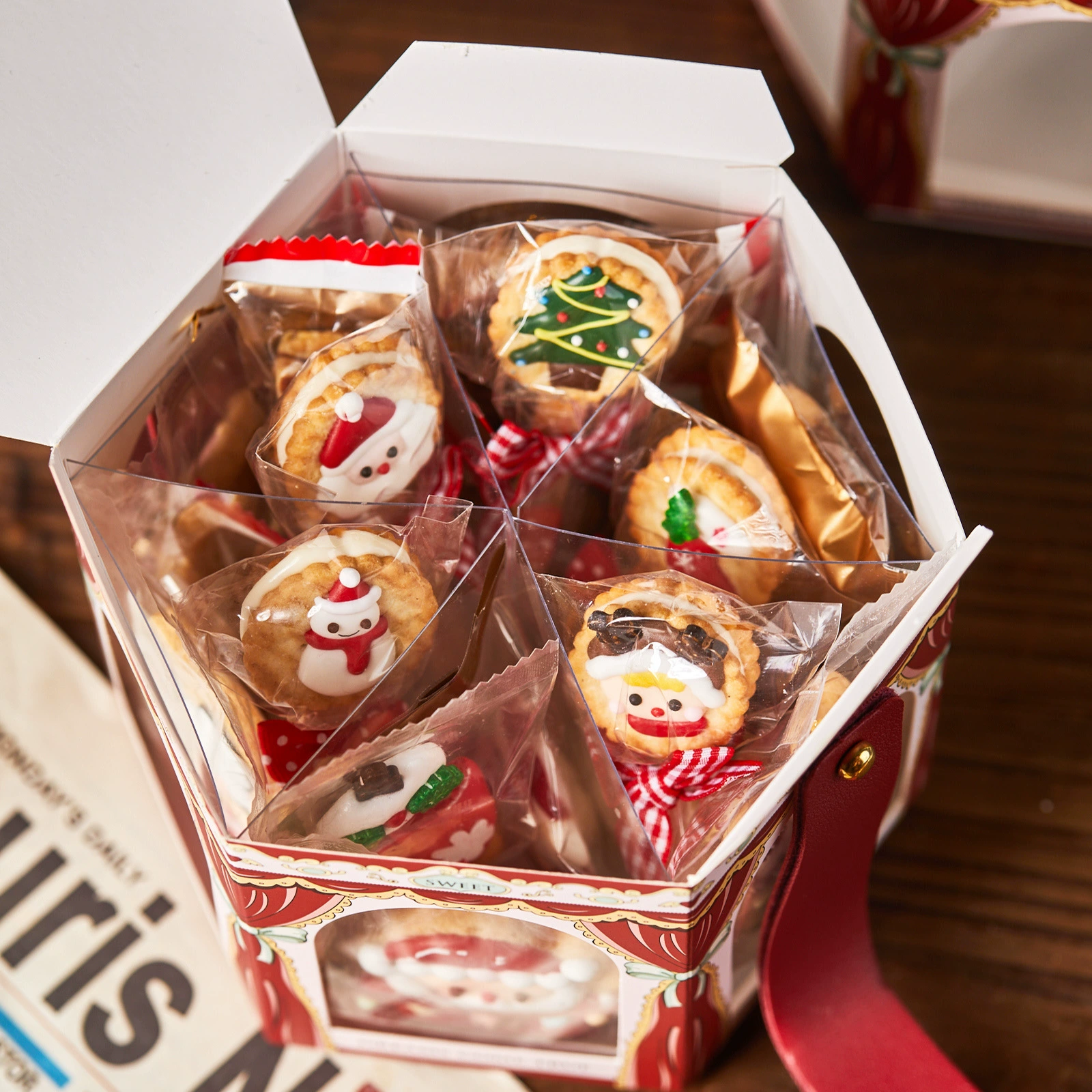 Н Christmas Creative Package Выпечка Sesm Stick Stick Smooth Conscanuous Tracker Whenever Biscuits Berrying Blael Baussing Gift Box