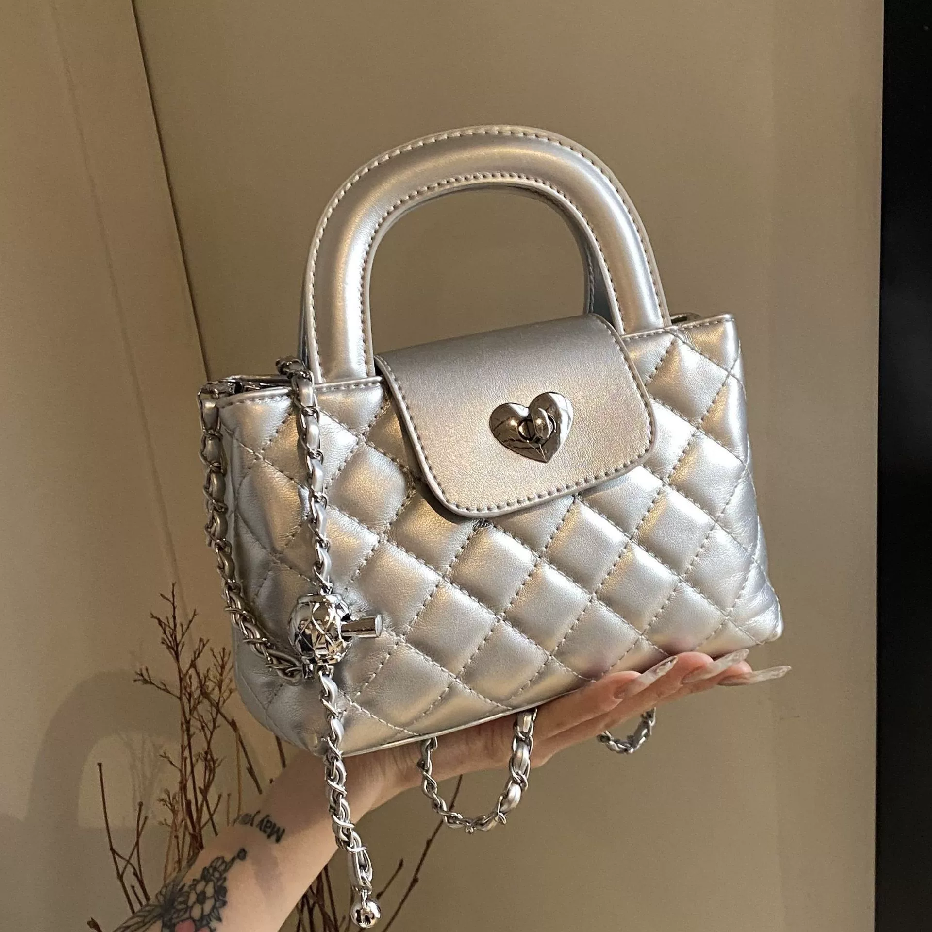 Плечевая сумка, модная цепочка, сумка на одно плечо, стиль Chanel, городской стиль, цепочная сумка, элитная