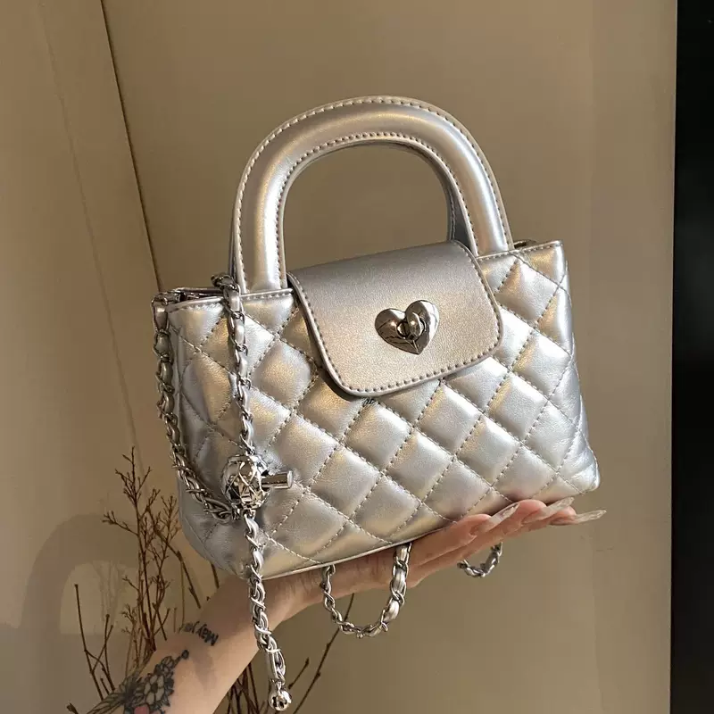 Плечевая сумка, модная цепочка, сумка на одно плечо, стиль Chanel, городской стиль, цепочная сумка, элитная
