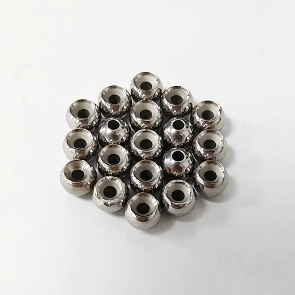 Tungsten Steel G-Shaped Slotted Hole Beads, Essential for Fly Fishing, Available in Various Sizes and Colors