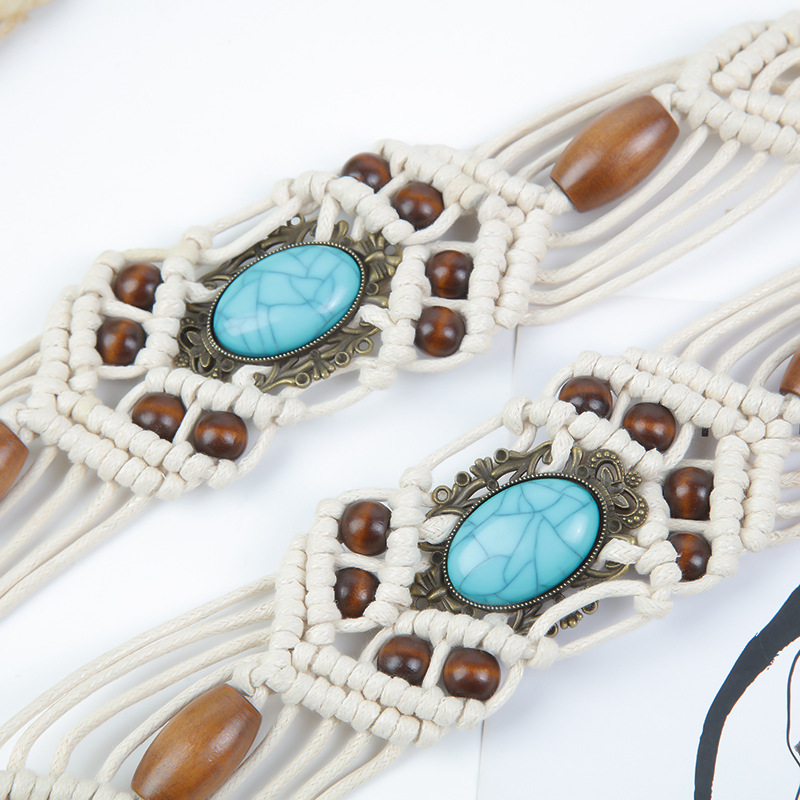 Handmade Woven Waist Belt 4
