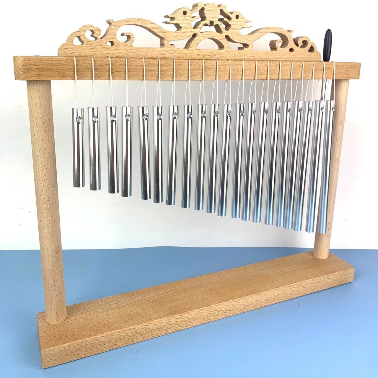 20-tono Wind Chimes banda tocando educación temprana ayudas didácticas Orff percusión rendimiento en el escenario instrumento musical fila campana haz de sonido