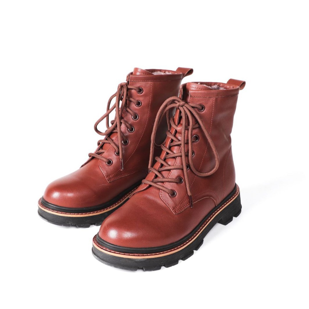 【特価クリアランス返品交換不可】39サイズ本革レディースブーツ139元秋冬レトロマーティンブーツショートブーツお買い得