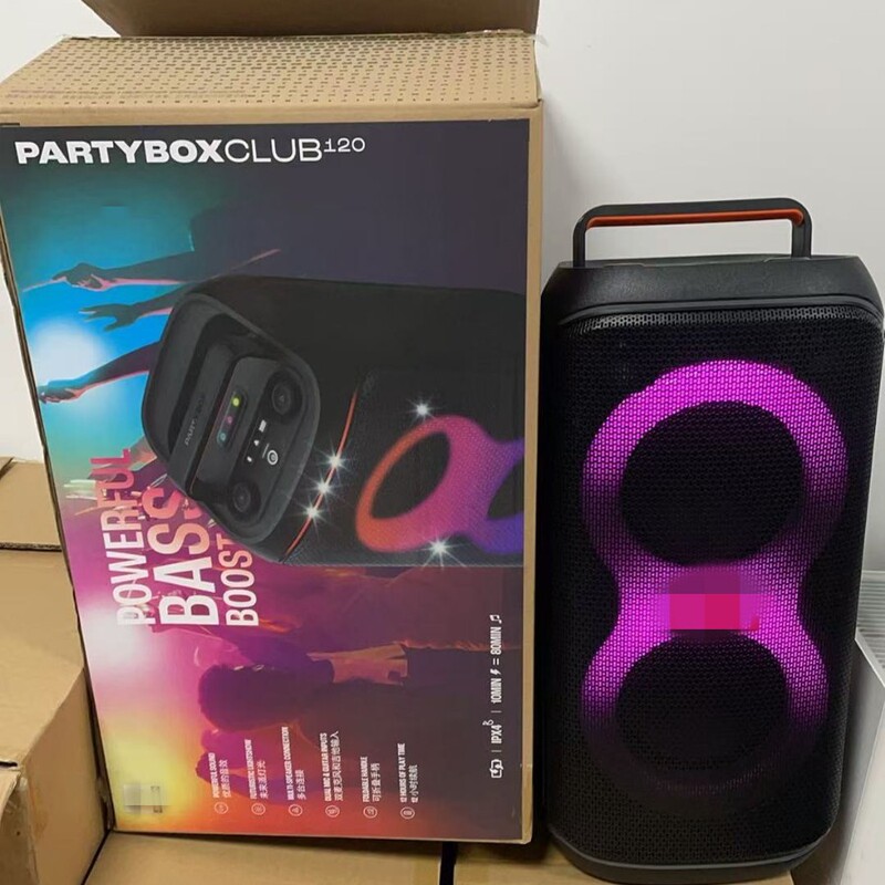 Cross-Border Applicable Partybox120 Bluetooth Heavy Bass Outdoor Mobile Large Speaker Light Show Audio System 160W