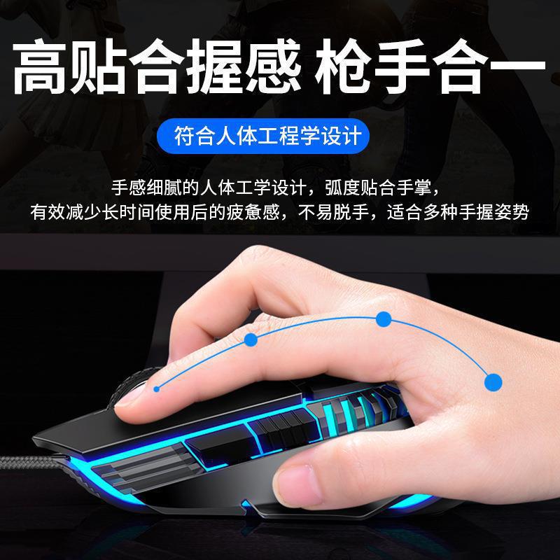 HP G160有線USB競合ゲーム静音オフィスマウスプログラミングデスクトップノートパソコンに適しています|undefined
