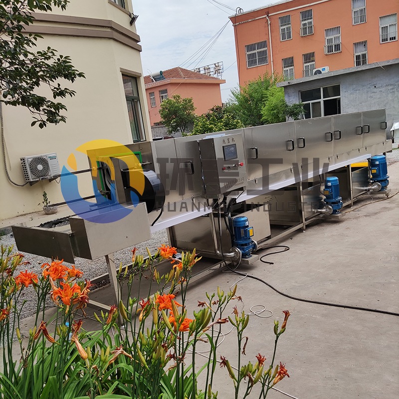 厂家直销全自动周转筐 可移动高压水喷淋洗筐机 可加热洗筐机