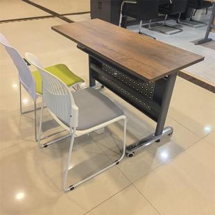 Conference Table Long Table Simple Modern Long Table Conference Room Table and Chair Combination Office Furniture Employee Training Table