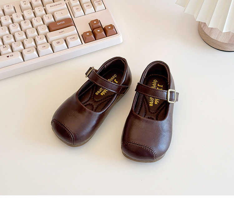 Sapatos de pele de princesa para bebé menina sola macia_voghion.com