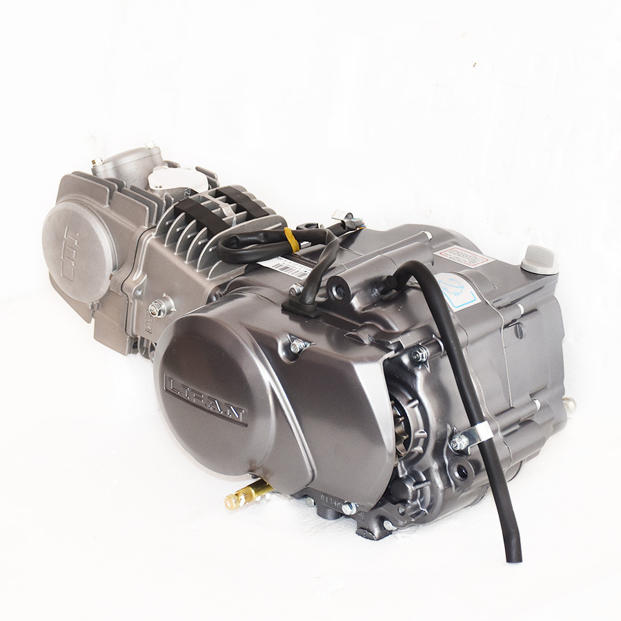 Lifan 125Cc Engine with Pure Kick Start, Manual Clutch, Four-Speed Off-Road Motorcycle Engine with Aluminum Cylinder Block