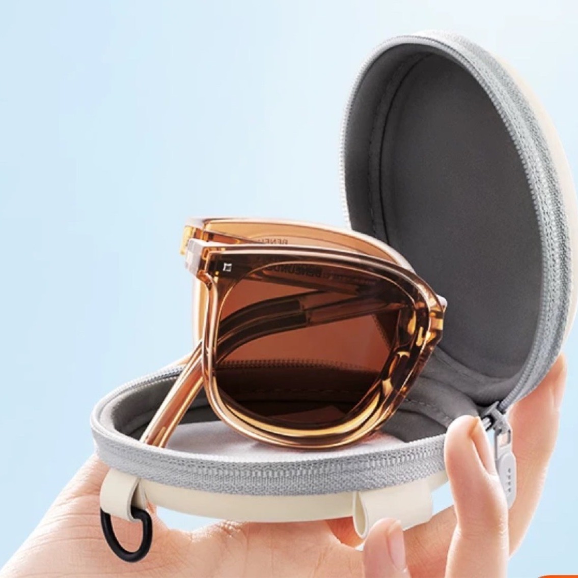 2023 nuevas gafas de sol plegables de bolsillo cojín de aire gafas de sol a prueba de UV gafas de sol plegables de moda coreanas