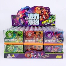 悠悠球电镀合金自动回收yoyo溜溜球竞技男孩玩具地摊批发机构礼品