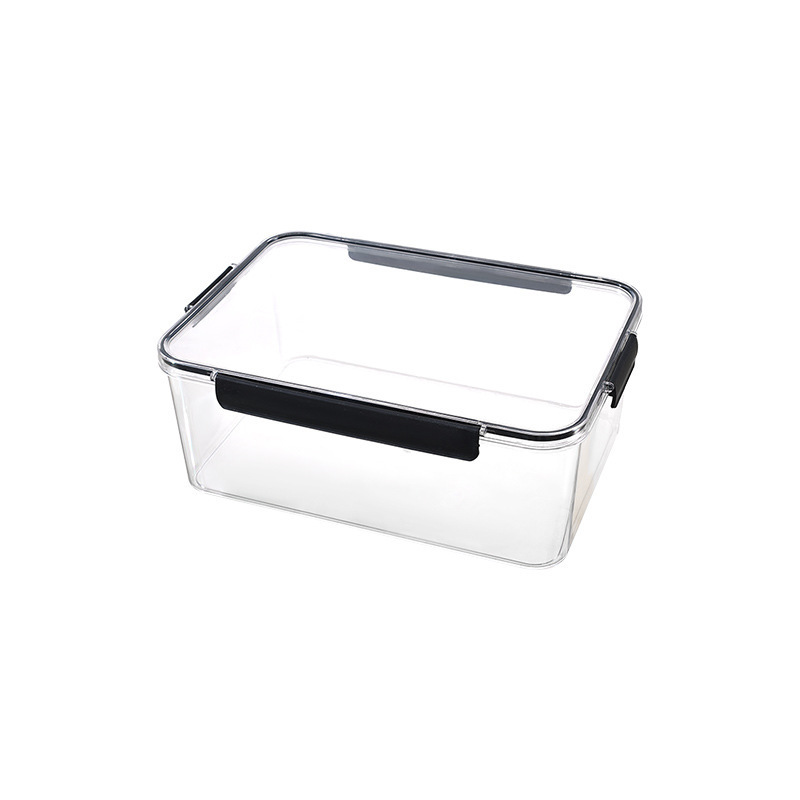 タッパー食品級専用冷蔵庫収納ケースpet透明密封ケース冷凍蓋付き果物ケース商用|undefined