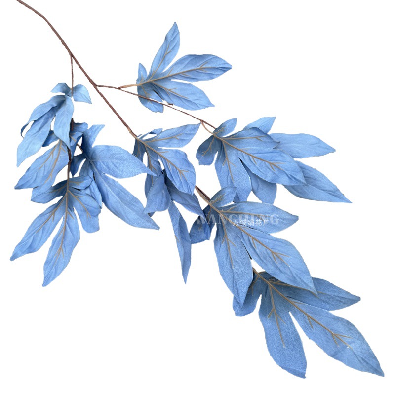 Haze azul decoración de la boda flor de seda flor Hotel fotografía flor de la pared arreglo floral Yingbin distrito Camino de plomo flor artificial