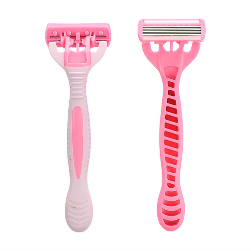 Jierui manual 6-layer razor blade razor old-fashioned manual razor shaver hair removal blade 2 pack