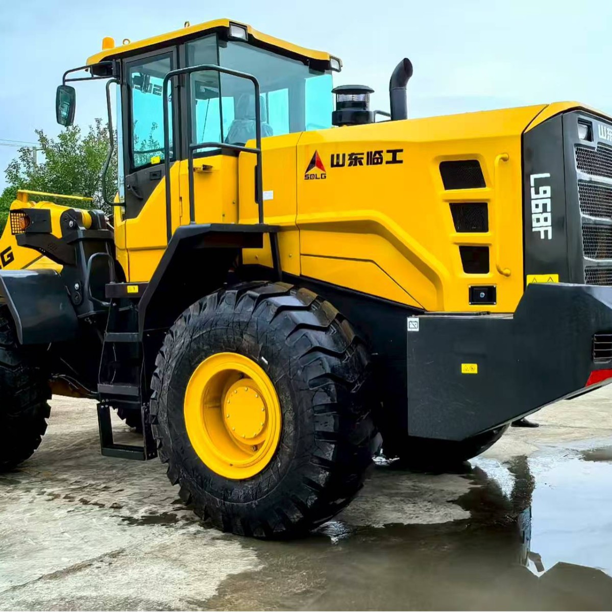 Negocio poderoso comercio exterior transfronterizo trabajo temporal 968L cargador carretilla elevadora de 5 toneladas exportación de maquinaria de construcción