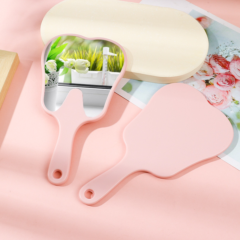 Espejo de Mano Portátil de Plástico de Alta Definición para Baño y Dormitorio image 10