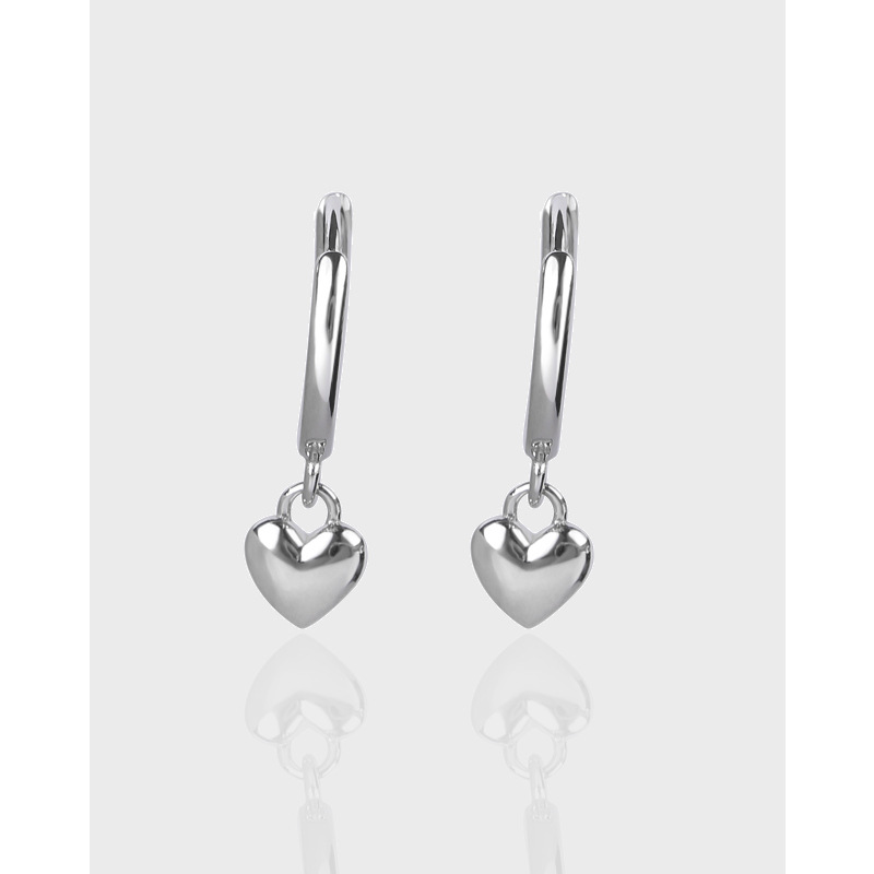 Heart-shaped Earrings For Women Elegant And Simple Design_voghion.com