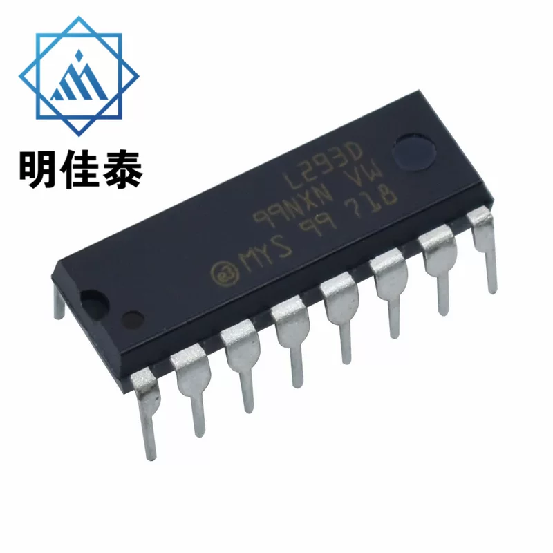 Разъем L293D DIP16 ST PMIC - контроллер двигателя и вентилятора, привод