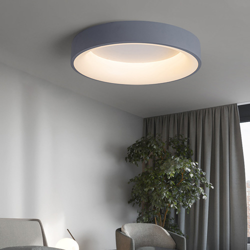 LED bedroom ceiling lamp creative Nordic round ceiling lamp warm and simple living room entrance room ceiling lamp