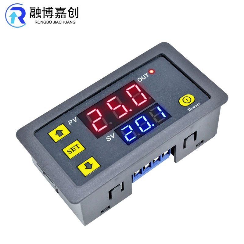 Таймер задержки, неограниченный цикл, задержка двойного цифрового дисплея, релейный модуль времени 12V24V220V18, комбинации