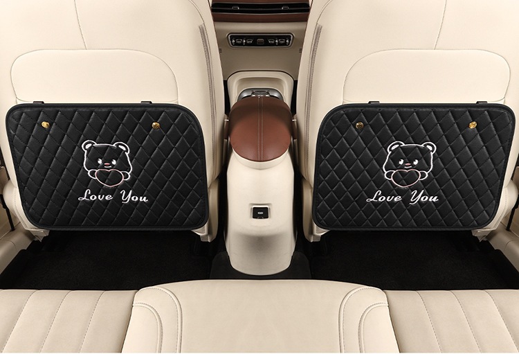 Car Anti-Kick Mat, Newly Upgraded Seat Back Storage Bag, Car Child Seat Back Hanging Bag, Storage Box, Car Interior Supplies