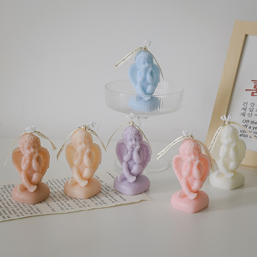 Wholesale Angel Scented Candles, Home Decor Small Accessories, Birthday Gifts, Handover Gifts, Handmade Aromatherapy Candles