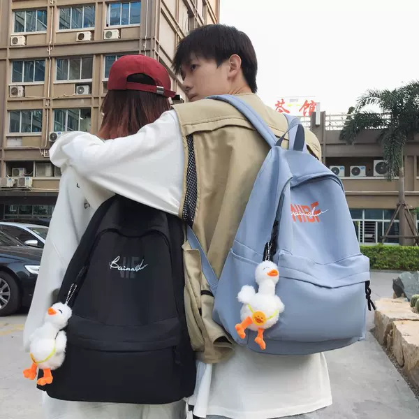 New Japanese Ins Style Schoolbag Women's Simple Casual Travel Backpack Men's Korean-style Harajuku College Student Backpack