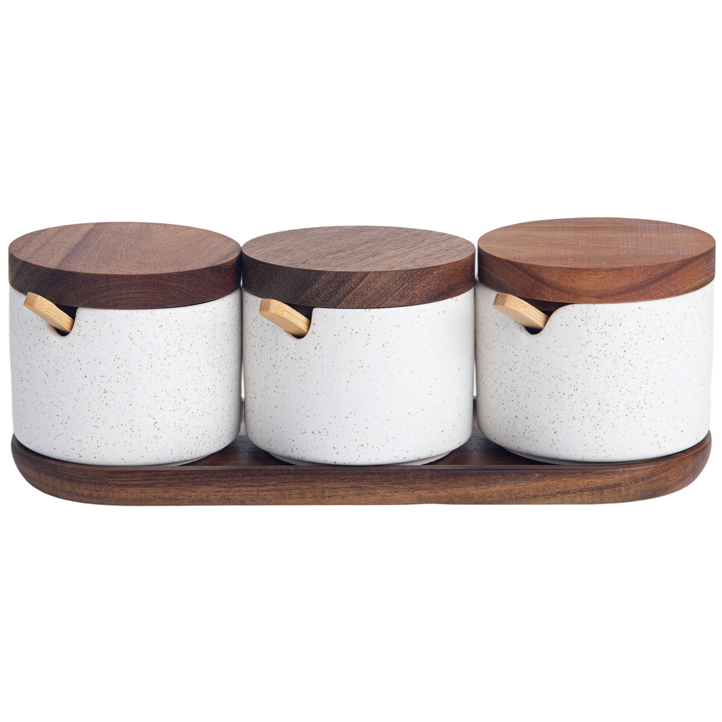 Condimento de cerámica tanque conjunto de combinación de cocina doméstica condimento de alto valor facial con tanque de aceite de cocina con tapa caja de condimento red