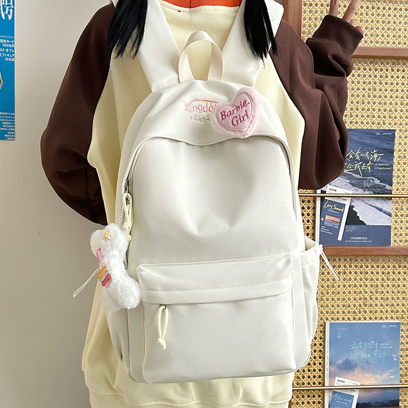 高颜値バックパック女子中学生小清新少女ファッションバックパック軽高校大学生授業バックパック|undefined