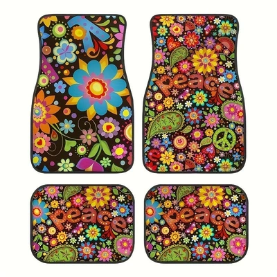 Avtomobil döşəmə paspasları — to Care For, Stain-Resistant and Wear-Resistant - new-car-floor-mats-9-3344cm-two-piece-set