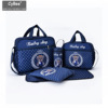 fashion printing Little Bear Mummy Bag Five-piece multi-function High-capacity One shoulder Messenger Mother-Baby Pack Diaper Bag suit