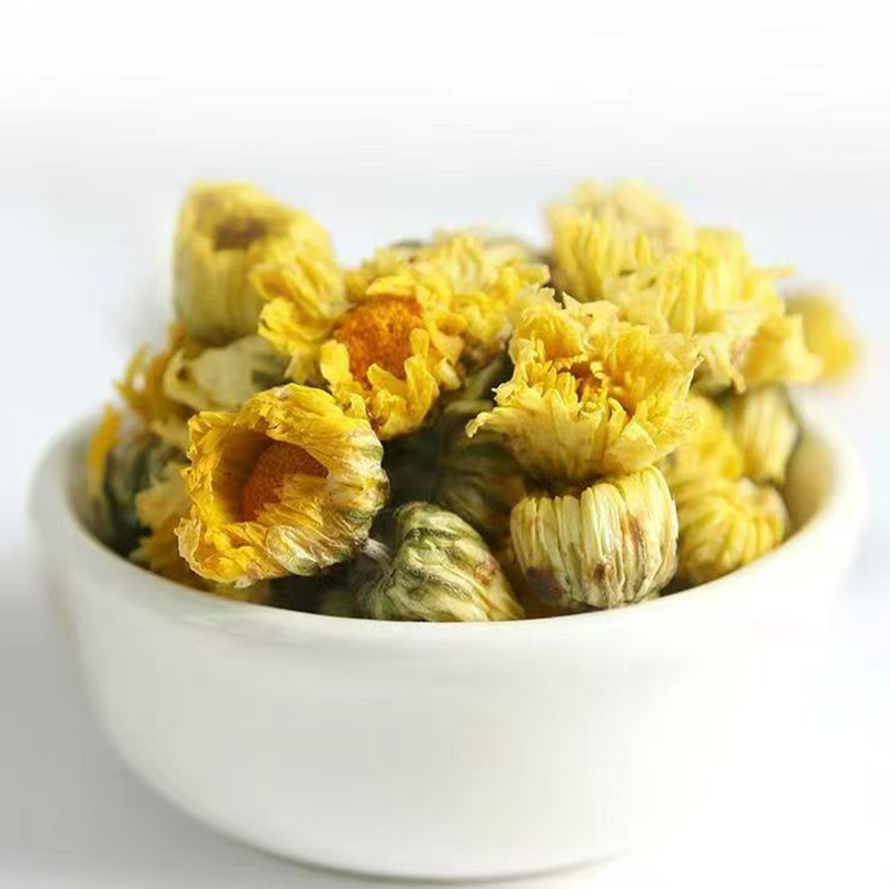 Tai Ju Chrysanthemum Tea Buds 35g Canister Dried Flos Chrysanthemum for Daily Herbal Brewing details