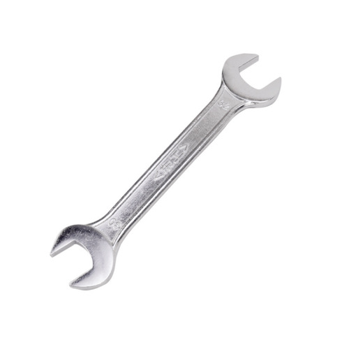 Wholesale dual-purpose open-end wrench, full set of specifications, raised ribs, mirror matte, auto repair hardware tool set, dull wrench