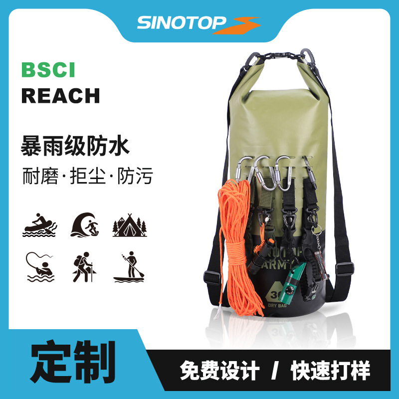 multi-function ultra-large capacity MOIIE tactics waterproof Bucket bag outdoors Upstream drift Shoulders motion waterproof knapsack
