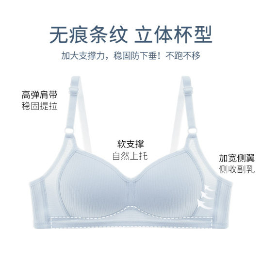 Spot cotton girl bra no steel ring development period underwear female high school students all cotton bra wholesale