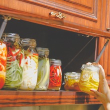 泡菜腌菜西红柿酱玻璃瓶子密封罐带盖发酵腌制蜂蜜果酱瓶罐子家用