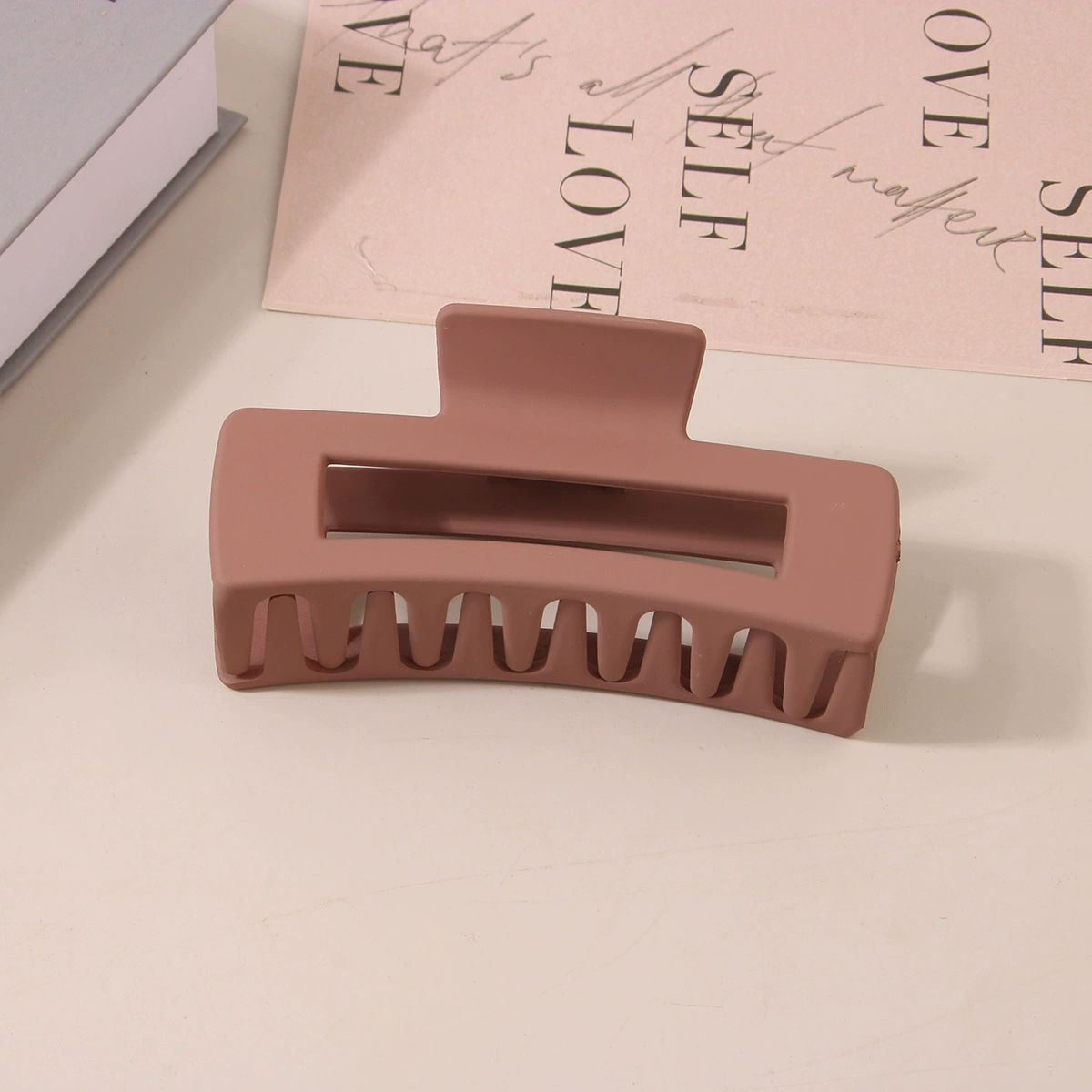 (Cross-border trading), rectangular matte crab pin, big shark, hairgrip, Amazon, simple and elegant design