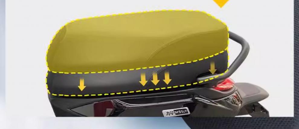 No. 9 M95C+ Special Seat Cushion Cover Electric Vehicle Accessories Battery Car Seat Cover Mesh Hole Waterproof Blackout Seat Cushion No. 9 Plus