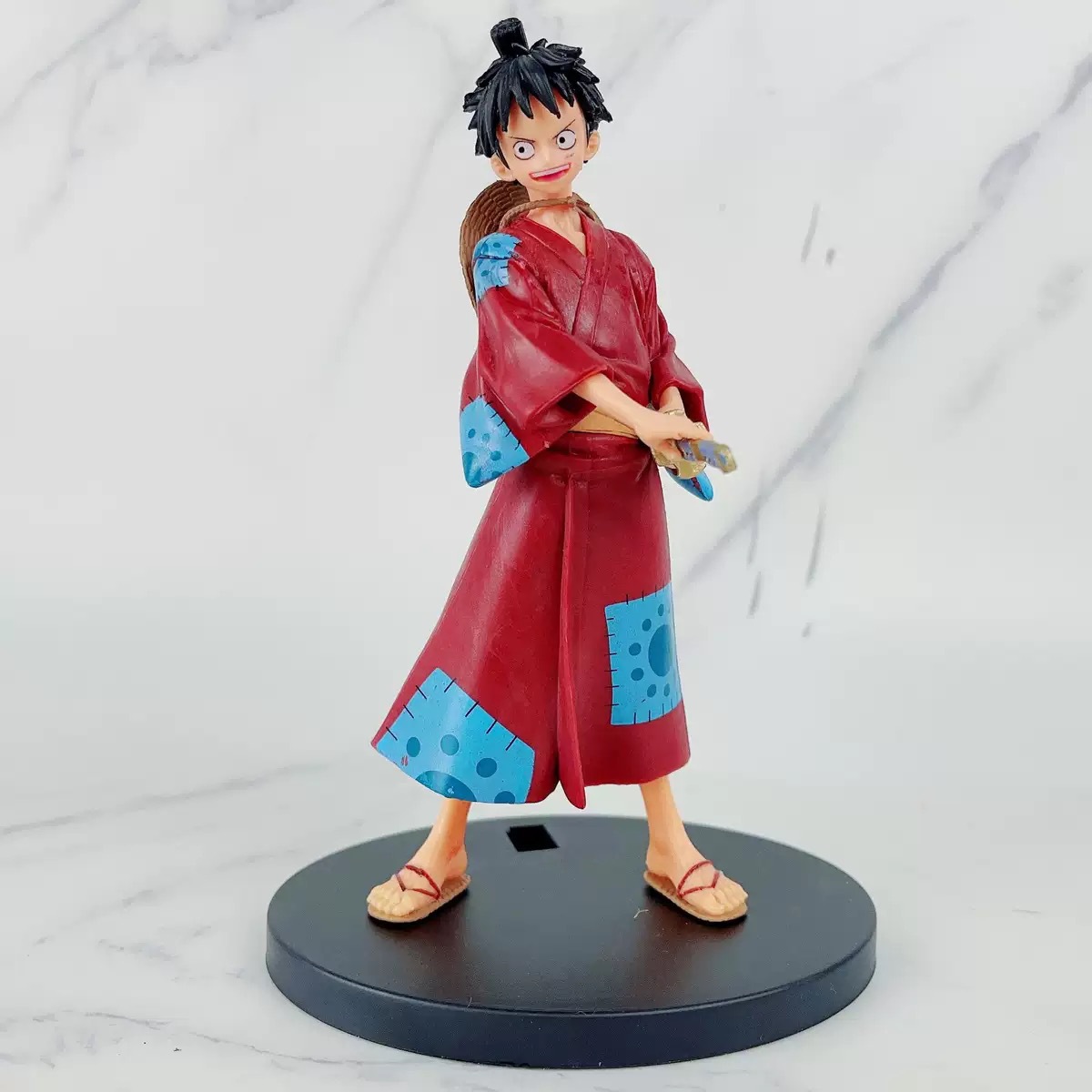 Uno de los piratas muñeca de oficina modelo de pastel decoración Q versión Luffy Sauron Ace Sanji Joba conjunto completo de anime