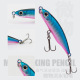 2 Pcs Sinking Minnow Fishing Lures Hard Baits Fresh Water Bass Swimbait Tackle Gear