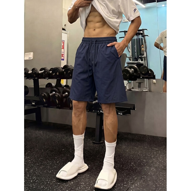 Lightweight Men's Fashion - Quick-Dry Shorts for Men, Summer Diagonal-Cut Casual Five-Point Shorts, Loose Straight-Leg Sports Beach Shorts, Trendy Lightweight Men's Fashion - Quick-Dry Shorts for Men, Summer Diagonal-Cut Casual Five-Point Shorts, Loose Straight-Leg Sports Beach Shorts, Trendy
