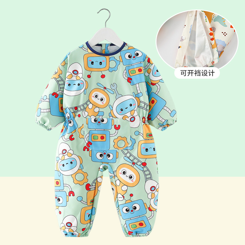 Mameluco Impermeable de Gateo para Bebés de Fibra de Poliéster, Protege Todo el Cuerpo, para Gateo y Exteriores image 29