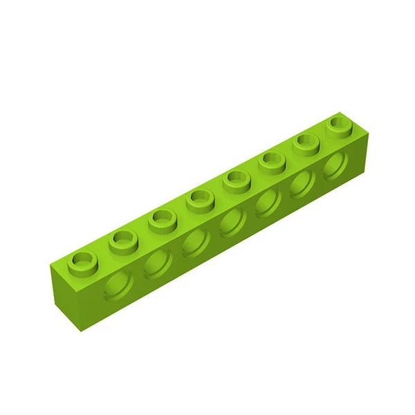 [3702] 1x8 with 7 holes of beams and green 1