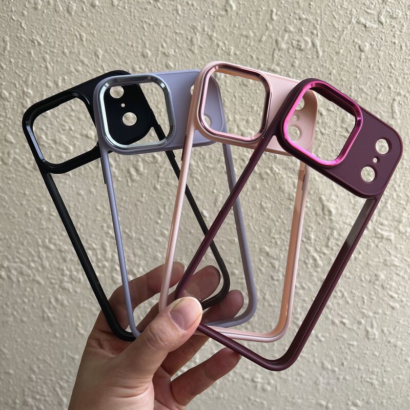 适用苹果17PROMAX手机壳凹槽滴胶素材壳子iphone15/16金盾壳金属|undefined