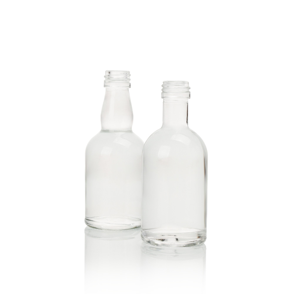 Botella de whisky vodka al por mayor botella de vino 50ml mini botella de pequeña capacidad vacía botella de vino