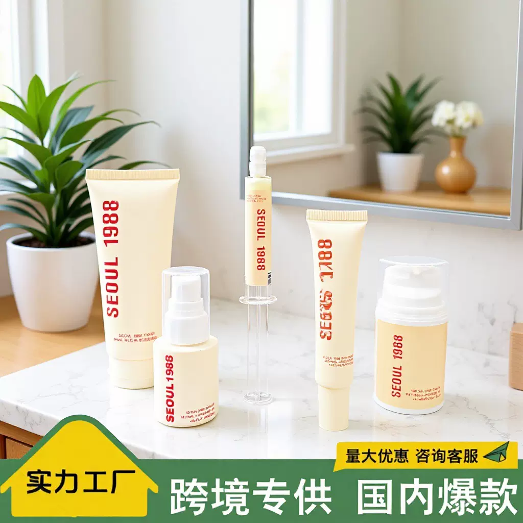 跨境TK现货1988视黄醇精华液眼霜套装改善黑眼圈眼袋保湿