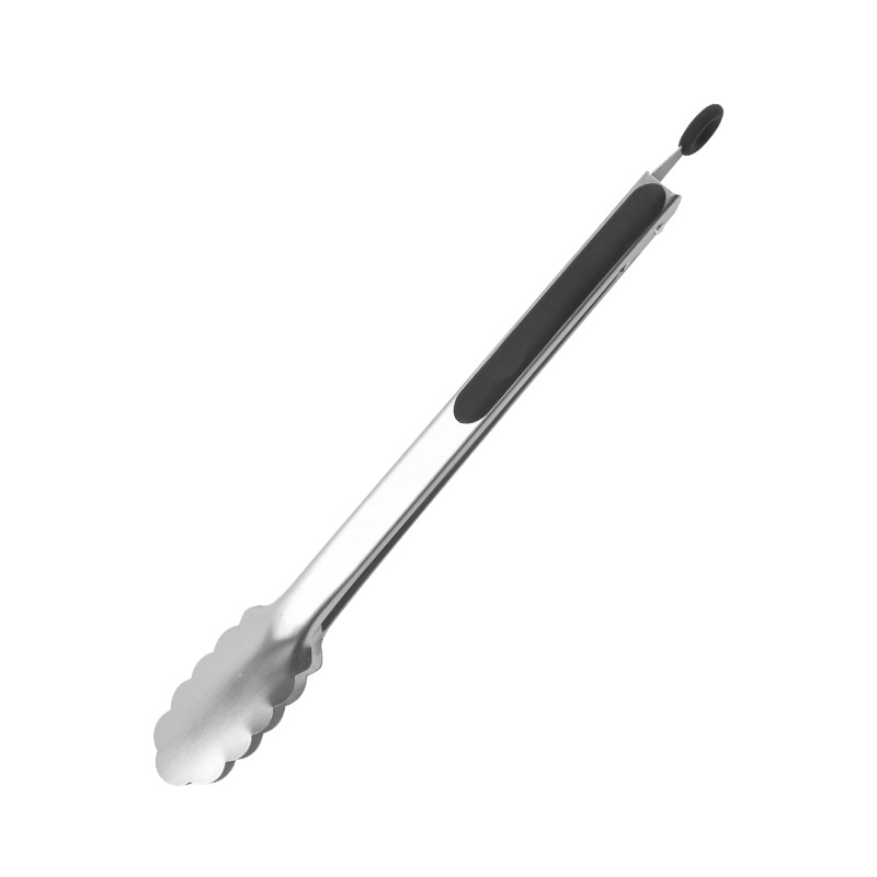 Clip de comida clip de barbacoa de acero inoxidable clip de comida buffet clip de pan de cocina anti-escaldado clip de carne de barbacoa de hotel